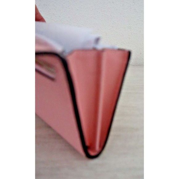 Kate Spade K4499 Coral Gable Pink Leather Lovitt Flap Continental Wallet $228 - Picture 12 of 14